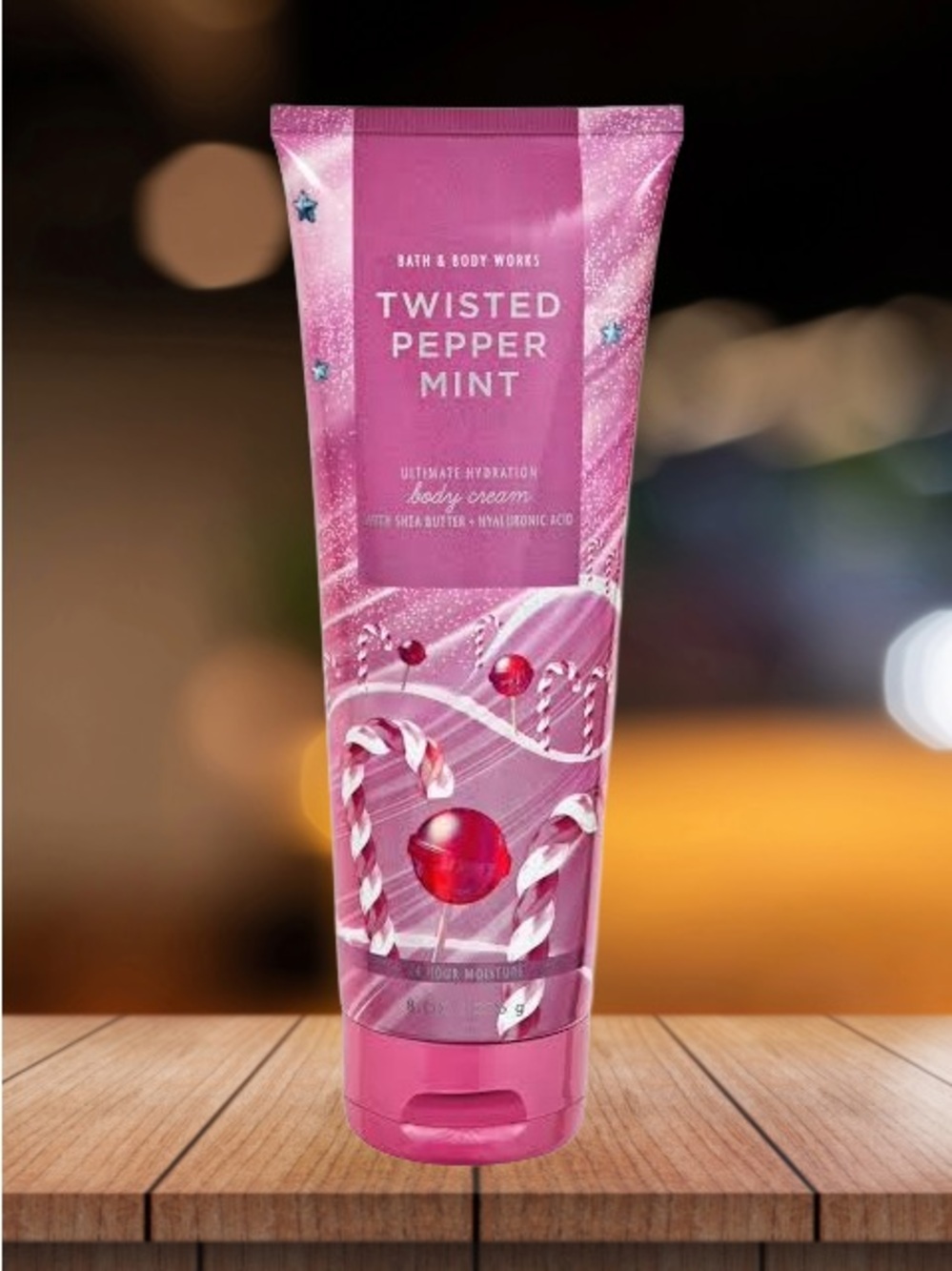 NEW! Bath & Body Works Twisted Peppermint Ultimate Hydration Body Cream 8oz